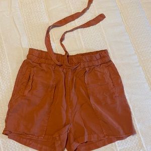 🍑Flowy Orange Shorts🍊